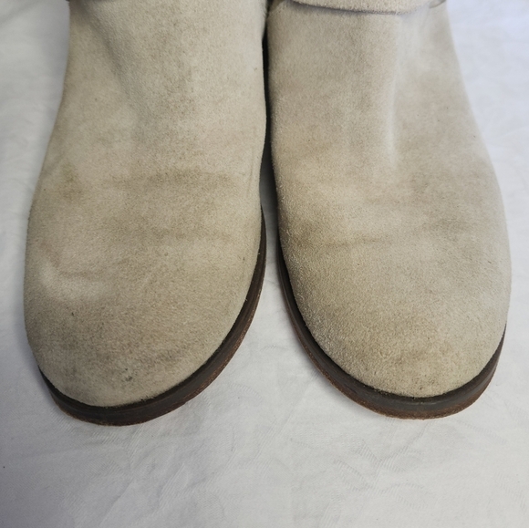 Cream suede stoned boots - Picture 7 of 10